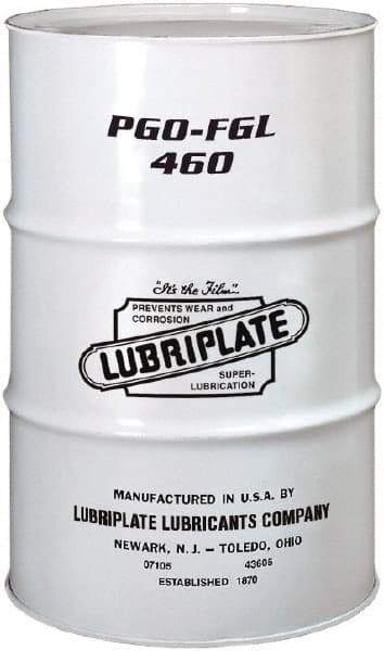 Lubriplate - 55 Gal Drum, Synthetic Gear Oil - 17°F to 443°F, 477 St Viscosity at 40°C, 83 St Viscosity at 100°C, ISO 460 - Best Tool & Supply