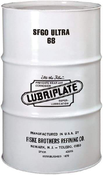 Lubriplate - 55 Gal Drum, ISO 68, SAE 30, Air Compressor Oil - 5°F to 395°, 325 Viscosity (SUS) at 100°F, 59 Viscosity (SUS) at 210°F - Best Tool & Supply