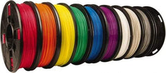 MakerBot - PLA Filament Small Spool - Black, Blue, Cool Gray, Green, Orange, Purple, Red, Warm Gray, White, Yellow, Use with Replicator Mini, Replicator (5th Generation), Replicator Z18, Replicator 2 - Best Tool & Supply