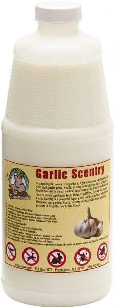 Bare Ground Solutions - Garlic Scentry Quart Bottle Ready to Use Premixed to repel unwanted animals - Garlic Scentry harnesses the power of organics to fight insects and repel unwanted yard and garden pests. - Best Tool & Supply