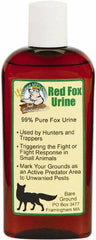 Bare Ground Solutions - 4oz Bottle of Fox Urine Predator Scent to repel unwanted animals - Exact Industrial Supply