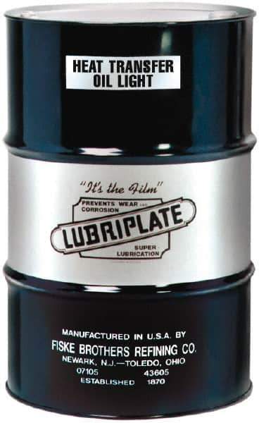 Lubriplate - 55 Gal Drum, Mineral Heat Transfer Oil - SAE 20, ISO 68, 9 cSt at 100°C, 60 cSt at 40°C - Best Tool & Supply