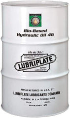 Lubriplate - 55 Gal Drum Botanical Hydraulic Oil - SAE 20, ISO 46, 43.8 cSt at 40°C & 9.67 cSt at 100°C - Best Tool & Supply