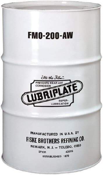 Lubriplate - 55 Gal Drum, Mineral Multipurpose Oil - SAE 10, ISO 46, 46.92 cSt at 40°C, 6.92 cSt at 100°C, Food Grade - Best Tool & Supply