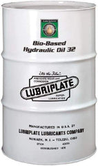 Lubriplate - 55 Gal Drum Botanical Hydraulic Oil - SAE 10, ISO 32, 30.87 cSt at 40° & 6.9 cSt at 100°C - Best Tool & Supply