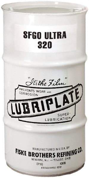 Lubriplate - 16 Gal Drum, Synthetic Gear Oil - 10°F to 420°F, 1557 SUS Viscosity at 100°F, 161 SUS Viscosity at 210°F, ISO 320 - Best Tool & Supply