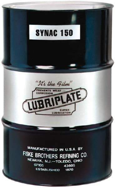 Lubriplate - 55 Gal Drum, ISO 150, SAE 40, Air Compressor Oil - 25°F to 440°, 754 Viscosity (SUS) at 100°F, 71 Viscosity (SUS) at 210°F - Best Tool & Supply