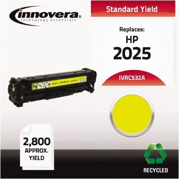 innovera - Yellow Toner Cartridge - Use with HP Color LaserJet CP2025 - Best Tool & Supply