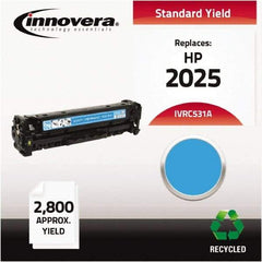 innovera - Cyan Toner Cartridge - Use with HP Color LaserJet CP2025 - Best Tool & Supply