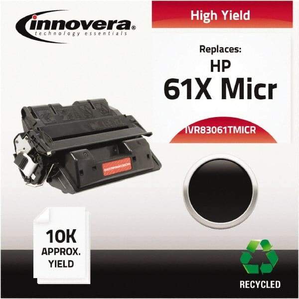 innovera - Black MICR Toner - Use with HP LaserJet 4100 - Best Tool & Supply