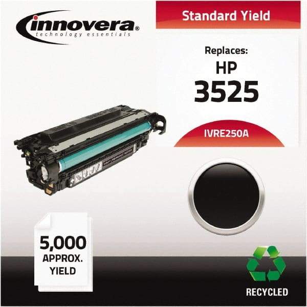 innovera - Black Toner Cartridge - Use with HP Color LaserJet CM3530 MFP, CM3530FS MFP, CP3525DN, CP3525N, CP3525X - Best Tool & Supply