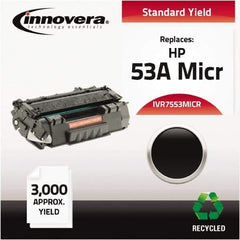 innovera - Black MICR Toner - Use with HP LaserJet P2015 - Best Tool & Supply