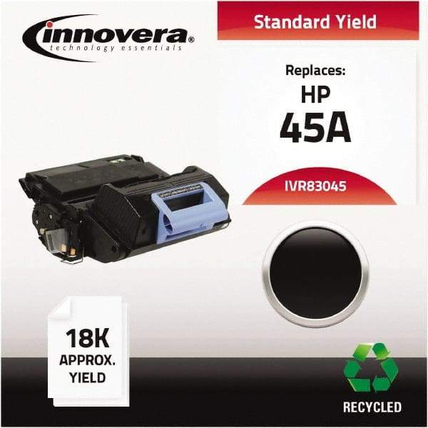 innovera - Black Toner Cartridge - Use with HP LaserJet 4345 MFP, 4345X MFP, 4345XM MFP, 4345XS MFP, M4345 MFP, M4345X, M4345XM, M4345XS - Best Tool & Supply