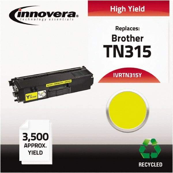 innovera - Yellow Toner Cartridge - Use with Brother HL-4150CDN, HL-4170CDW, HL-4570CDW, HL-4570CDWT, MFC-9460CDN, MFC-9560CDW, MFC-9970CDW - Best Tool & Supply