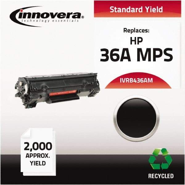 innovera - Black Toner Cartridge - Use with HP LaserJet P1505, P1505n - Best Tool & Supply