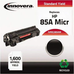 innovera - Black MICR Toner - Use with HP LaserJet Pro M1130, M1132MFP, M1134MFP, M1136MFP, M1137, M1138, M1139, M1210, M1212NF, HP Laser Jet Pro M1212F, M1213NF, M1214NFH, M1216NFH, M1217NFW, M1219NF, P1100, P1102, P1102W - Best Tool & Supply