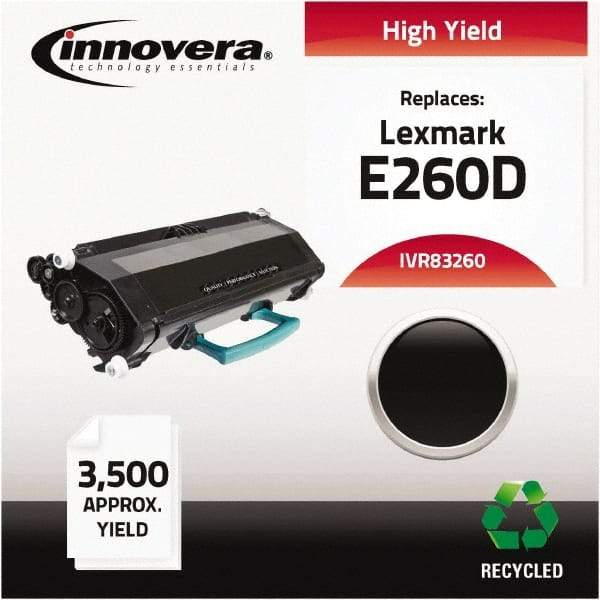 innovera - Black Toner Cartridge - Use with Lexmark E260D, E260DN, E360D, E360DN, E460DN, E460DW, E462DTN - Best Tool & Supply