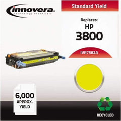 innovera - Yellow Toner Cartridge - Use with HP Color LaserJet 3800, CP3505 - Best Tool & Supply