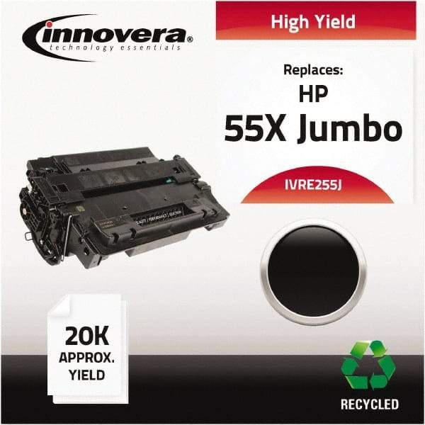 innovera - Black Toner Cartridge - Use with HP LaserJet P3010, P3015, P3015D, P3015DN, P3015X, P3016 - Best Tool & Supply