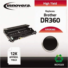 innovera - Black Drum Unit - Use with Brother DCP-7030, 7040, HL-2140, 2150N, 2170W, MFC-7320, 7340, 7345N, 7440N, 7840W - Best Tool & Supply