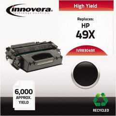 innovera - Black Toner Cartridge - Use with HP LaserJet 1320, 3390, 3392 - Best Tool & Supply