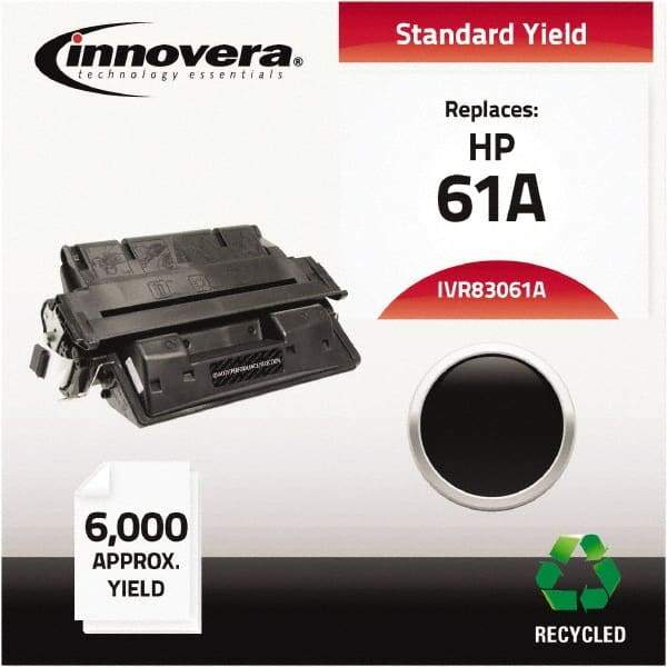 innovera - Black Toner Cartridge - Use with HP LaserJet 4100 - Best Tool & Supply