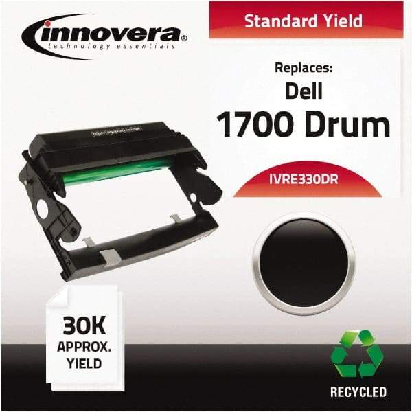 innovera - Black Drum - Use with Dell 1700, 1700N, 1710, 1710N, IBM, Lexmark E320, E322, E322N - Best Tool & Supply