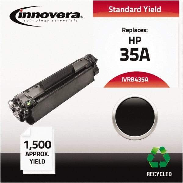 innovera - Black Toner Cartridge - Use with HP LaserJet P1002, P1003, P1004, P1005, P1006 - Best Tool & Supply