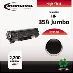 innovera - Black Toner Cartridge - Use with HP LaserJet P1002, P1003, P1004, P1005, P1006, P1009 - Best Tool & Supply