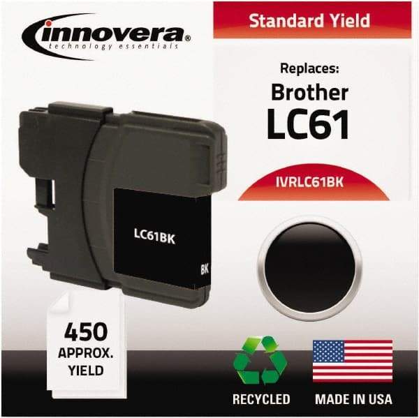 innovera - Black Inkjet Printer Cartridge - Use with Brother DCP-165C, 385C, 585CW, MFC-290C, 490CW, 5490CW, 6490CW, 790CW, 990CW - Best Tool & Supply