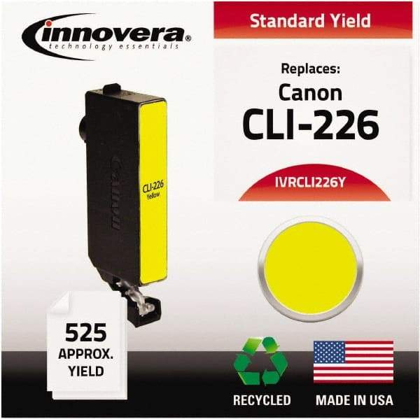 innovera - Yellow Inkjet Printer Cartridge - Use with Canon PIXMA iP4820, iX6520, MG5120, MG5220, MG6120, MG8120, MX882, MX892 - Best Tool & Supply