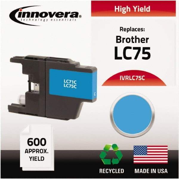 innovera - Cyan Inkjet Printer Cartridge - Use with Brother MFC-J6510DW, MFC-J6710DW, MFC-J6910DW, MFC-J825DW, MFC-J835DW - Best Tool & Supply