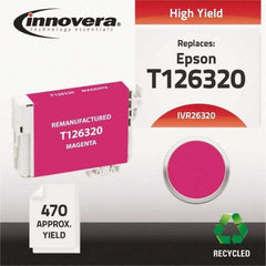 innovera - Magenta Inkjet Printer Cartridge - Use with Epson Stylus NX330, NX430, Workforce 60, 435, 520, 545, 630, 633, 635, 645, 840, 845, 7010, 7510 - Best Tool & Supply