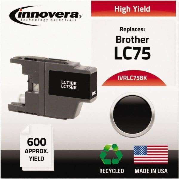 innovera - Black Inkjet Printer Cartridge - Use with Brother MFC-J6510DW, MFC-J6710DW, MFC-J6910DW, MFC-J825DW, MFC-J835DW - Best Tool & Supply