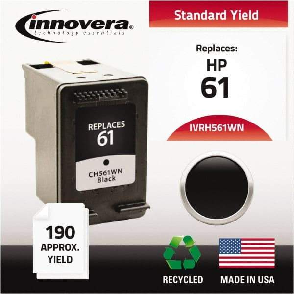 innovera - Black Inkjet Printer Cartridge - Use with HP Deskjet 1000, 1050, 1055, 2050, 3000, 3050, 3050A, 3052A, 3054A - Best Tool & Supply