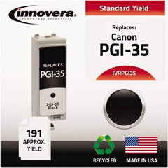 innovera - Black Inkjet Printer Cartridge - Use with Canon PIXMA iP100 - Best Tool & Supply