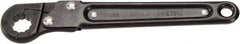 Proto - 11mm, Black Finish, Ratcheting Flare Nut Wrench - 12 Points, 5.437" OAL, Steel, Single End Head - Best Tool & Supply