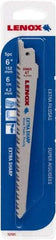 Lenox - 6" Long x 3/4" Thick, Bi-Metal Reciprocating Saw Blade - Straight Profile, 6 TPI, Toothed Edge - Best Tool & Supply