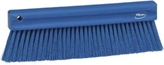 Vikan - Polyester Counter Brush - 2" Bristle Length, 11" Long x 1-1/4" Wide Head, Blue - Best Tool & Supply