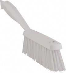 Vikan - 14" OAL, Polyester Staple Set Bench Brush - 2" Bristle Length, 6-3/8" Long Head, White - Best Tool & Supply