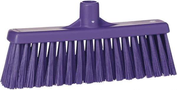 Vikan - 5-5/8" OAL Polyester Bristle Lobby Broom - 3" Bristle Length, 11" Wide - Best Tool & Supply