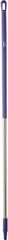 Vikan - 59 x 1-1/4" Aluminum Squeegee Handle - European Threaded Connection, Purple - Best Tool & Supply