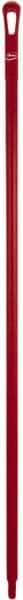 Vikan - 59 x 1-1/4" Polypropylene Squeegee Handle - European Threaded Connection, Red - Best Tool & Supply