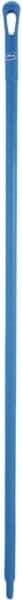 Vikan - 59 x 1-1/4" Polypropylene Squeegee Handle - European Threaded Connection, Blue - Best Tool & Supply