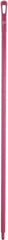 Vikan - 59 x 1-1/4" Polypropylene Squeegee Handle - European Threaded Connection, Pink - Best Tool & Supply