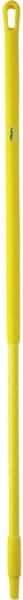 Vikan - 51 x 1-1/4" Fiberglass Squeegee Handle - European Threaded Connection, Yellow - Best Tool & Supply