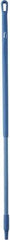 Vikan - 51 x 1-1/4" Fiberglass Squeegee Handle - European Threaded Connection, Blue - Best Tool & Supply