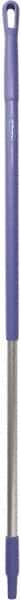 Vikan - 51 x 1-1/4" Aluminum Squeegee Handle - European Threaded Connection, Purple - Best Tool & Supply