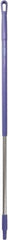 Vikan - 51 x 1-1/4" Aluminum Squeegee Handle - European Threaded Connection, Purple - Best Tool & Supply