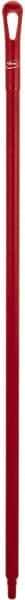 Vikan - 51 x 1-1/4" Polypropylene Squeegee Handle - European Threaded Connection, Red - Best Tool & Supply